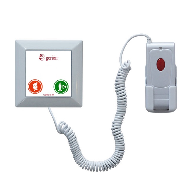 Pulsador de Llamada de Cama con Cancelación - Sistema Llamadas Paciente Enfermera RF