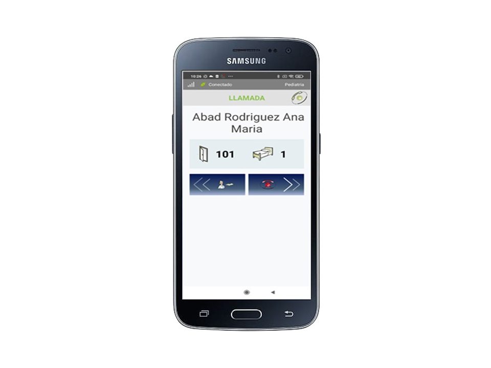 Android smartphone device - IP nurse call system